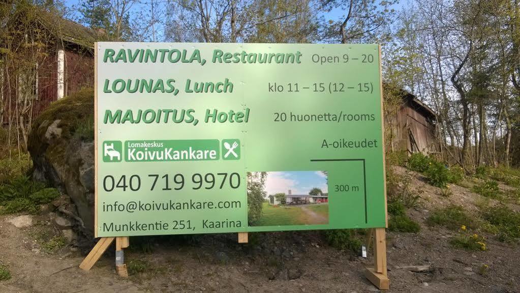 Lomakeskus Koivukankare Hotel Kaarina Kültér fotó